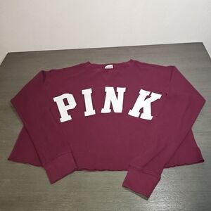 PINK Victoria's Secret Maroon Top